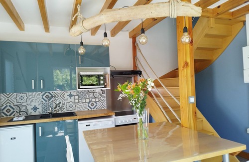 Trelevern House | Ty Glaz - Wooden house 2 bedrooms 🔑 800m from port/beaches - Pink Granite Coast