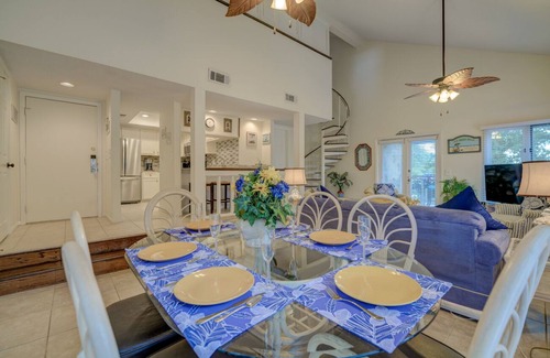 Palmetto Dunes Villa | "Ultimate Getaway: 65" TV, Hot Deals! Near Beach, Pool & More Fun Awaits!