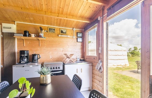 Denneville Apartment | Unique stay in a Mongolian yurt with panoramic views