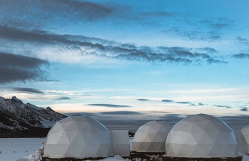 John Dodge Cabin | Unique Teton lodging in your very own Geodome. Experience the outdoors and reconnect with nature, people and place.