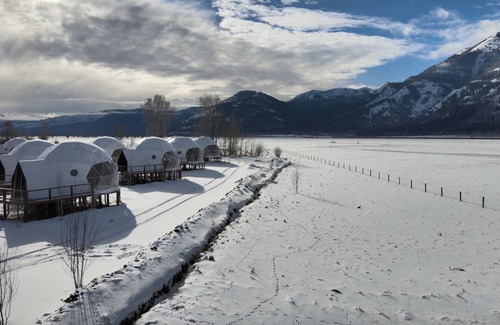 John Dodge Cabin | Unique Teton lodging in your very own Geodome. Experience the outdoors and reconnect with nature, people and place.