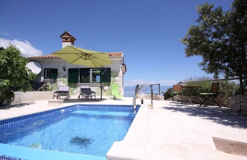 Brsec Villa | Unique Villa on the Cliff with pool and spectacular views