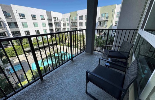 Lyon Street Apartment | Upscale Escape 10 Min from Disneyland W/Pool & Gym