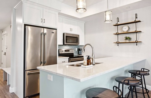 Sister Bay Condo | Upscale Water View Condo in Downtown Sister Bay! Walk to everything!