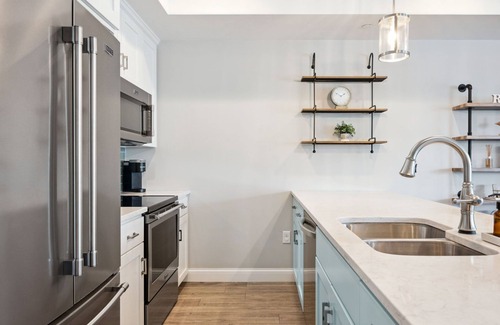 Sister Bay Condo | Upscale Water View Condo in Downtown Sister Bay! Walk to everything!