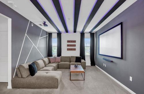 Kissimmee House | Upstay Vibrant Home w Themed Rooms Pool & Games