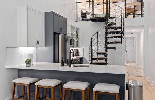 Civil Rights Historic District Apartment | Urban Oasis DT Apartment Loft l Gym+Rooftop+Parking! Sleeps 4n