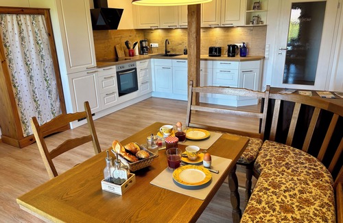 Meisham Apartment | Vacation apartment Am Wasserrad West, 75sqm living space with large, covered south-facing balcony