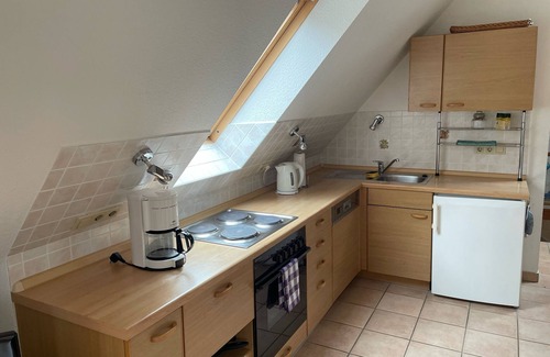 Konigstein an der Elbe Condo | Vacation apartment for 4 people 38 m² with a view of the Lilienstein