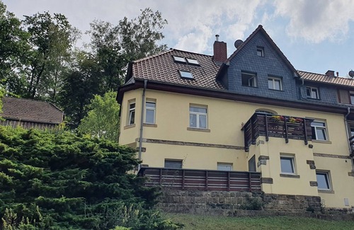 Konigstein an der Elbe Condo | Vacation apartment for 4 people 38 m² with a view of the Lilienstein