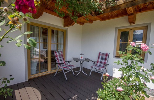 Inzell Apartment | Vacation apartment for 2 people with terrace, sunbathing lawn