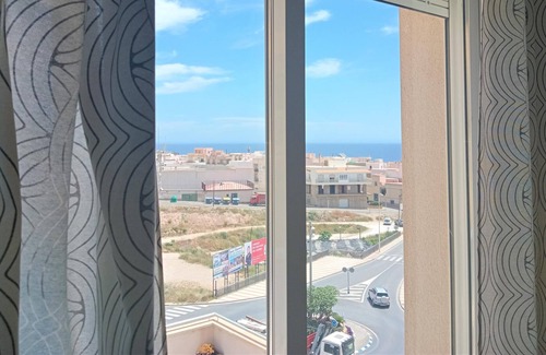 Carboneras House | Vacation Home 'Atico Av Almeria' with Sea View, Pool, Private Terrace