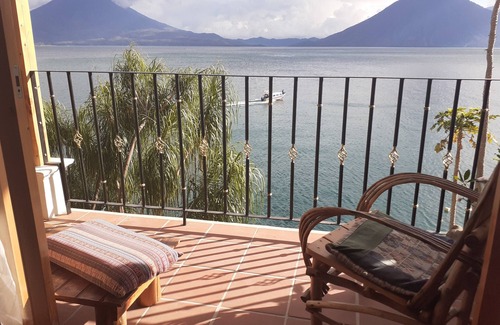 Santa Cruz La Laguna Apartment | View of volcano