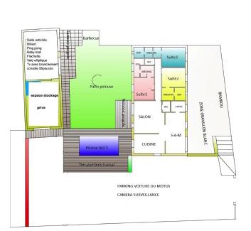 Saint-Come-et-Maruejols Villa | Villa 200m2, 3 suites, patio avec salle jeux, 1 piscine CHAUFFE DE DEBUT AVRIL A FIN OCTOBRE
