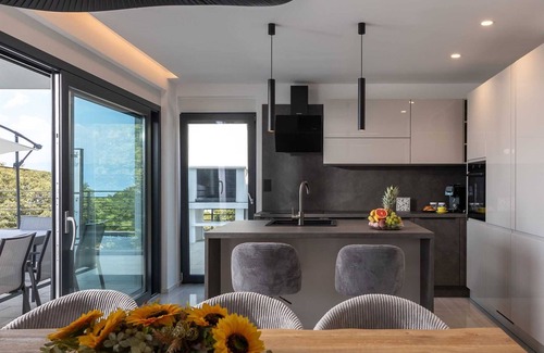 Kostrena Villa | Villa Aris with heated pool & Seaview