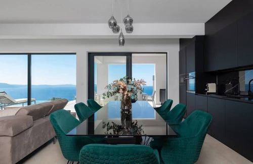 Ripenda Kosi Villa | Villa Aristea with sea view, jacuzzi&infinity pool