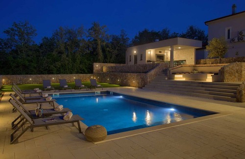 Vrh Villa | Villa ASTRUM with heated indoor and outdoor pool, jacuzzi and sauna