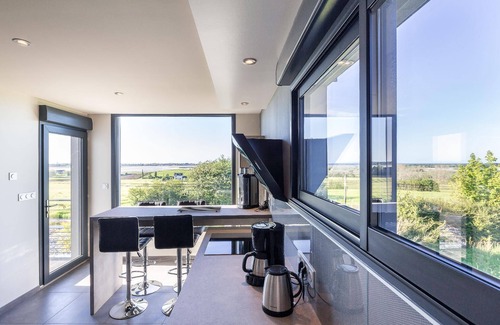 Goulven House | Villa Aunt Alice Sea view Comfort Villa Secluded location with lift Jacuzzi Steam bath