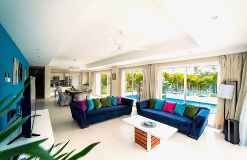 Bavaro Villa | Villa Bueno in Iberostar Bavaro beach, 4BDR, 8 guests, private pool, Golf club.