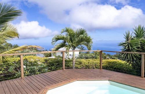 Saint-Paul Villa | Villa cactus avec piscine et vue mer