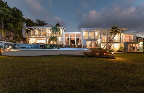 Anse Marcel Villa | Villa Caye Blanche, 7 bdrms, spectacular view!