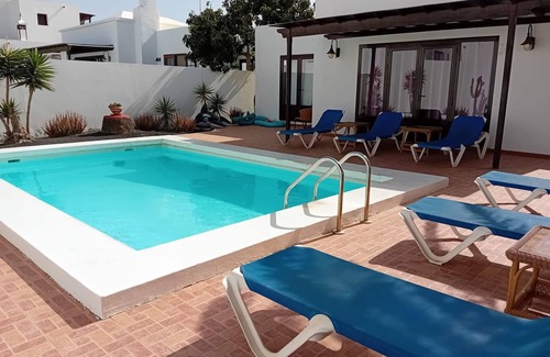 Costa Teguise Villa | Villa for 8 people with private pool. 3 bedrooms. 2 bathrooms
