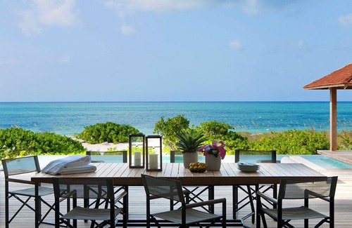 Grace Bay West Villa | Villa Frangipani - Stunning beachfront villa within gated compound
