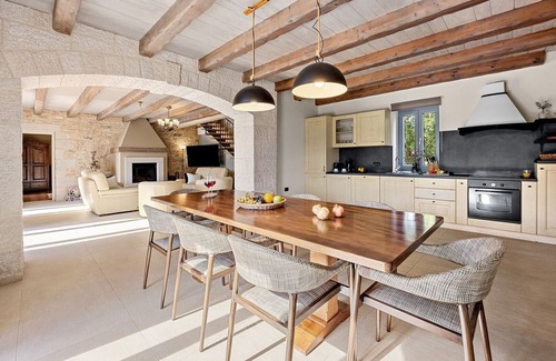 Prkacini Villa | Villa Gimino - Beautiful villa with heated private pool, table football and darts