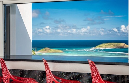 Petit Cul De Sac Beach Villa | Villa Iris | Ocean View - Located in Tropical Grand Cul de Sac with Private Pool