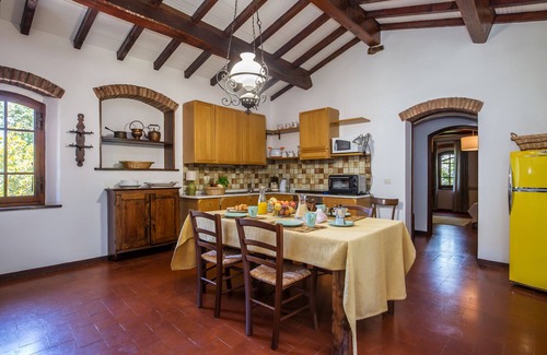 Asciano Villa | Villa Le Liscaie, private villa with pool in the Crete Seseni area. A/C & Wi-Fi!