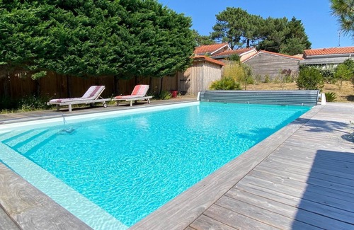 Mimizan House | Villa les Lilas, Ravissante Maison Avec Piscine