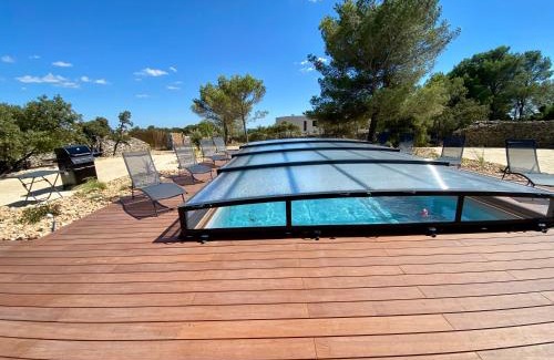 Les 3 Ponts Villa | Villa moderne piscine privative hauteurs de Nimes