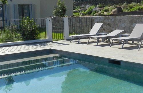 Calenzana Villa | Villa near Calvi, heart of Calenzana air-conditioned garden swimming pool sea mountain