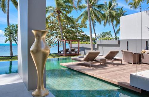 Koh Samui Villa | Villa Neung - Modern Beachfront Villa near Bang Por