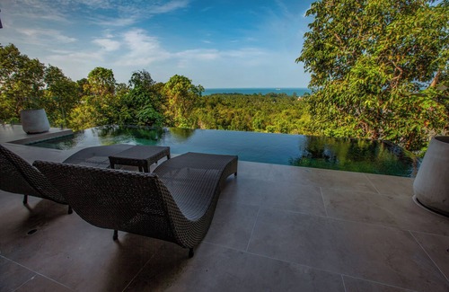 Ko Pha-ngan Villa | Villa Nour - 3BR sea view pool luxury villa in Srithanu