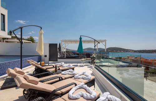 Rogoznica Villa | Villa Ocean view 1, unlimited sunsets with view to the harbour Marina Frappa