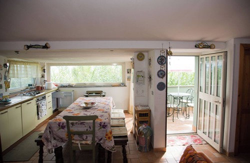 Bolsena Apartment | Villa on lake BOLSENA with private beach 40 meters and 2000 meters garden