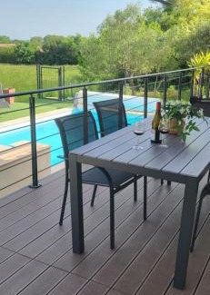 Montaren-et-Saint-Mediers Villa | Villa Piscine vue dégagée