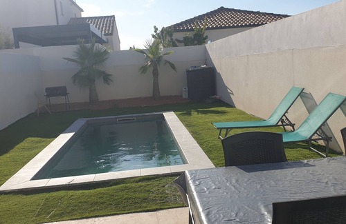 Montblanc Villa | Villa perfect for family holidays with swimming pool and 15 min from Cap d'Agde