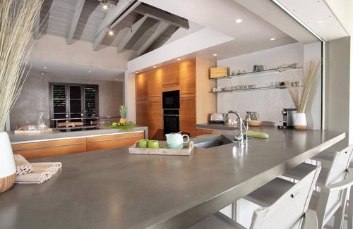 Cul de Sac Villa | Villa Pinel Waterfront property, Sea View Villa, heated swimming pool, beach