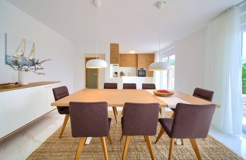 Dobrinj Villa | Villa Rossa with heated swimming pool