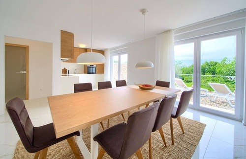 Dobrinj Villa | Villa Rossa with heated swimming pool