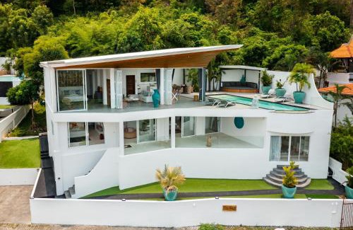 Bophut Hills Villa | Villa SAYAM, vue mer panoramique & piscine infinity privée à Bophut