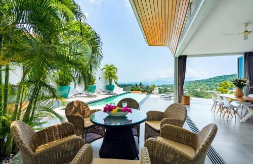 Bophut Hills Villa | Villa SAYAM, vue mer panoramique & piscine infinity privée à Bophut
