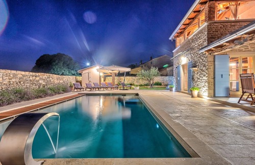 Krmed Villa | Villa Sensol - for ten guests with a pool, close to beach