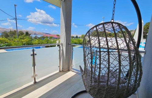 Karlobag Apartment | Villa Stella with pool and seaview