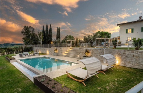 Macchino Villa | Villa Sunkiss: Luxury Farmhouse with Tuscan Flair at I Masi Winery