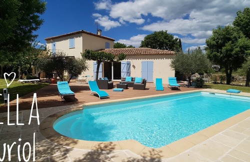 Auriol Villa | Villa terrace garden games, heated pool 10x4, wifi fiber, discount but june