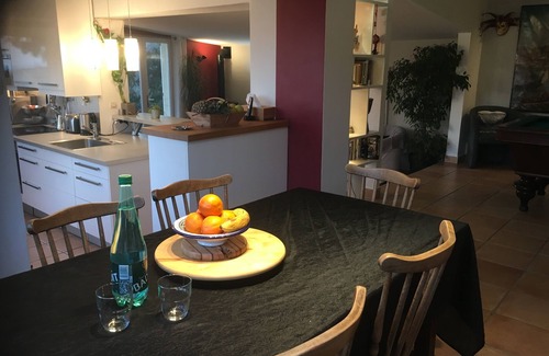 Salvizinet House | Villa with pool and open view, located towards Lyon .