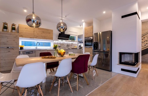 Klimno Villa | Villa Zarra with heated pool, jacuzzi, sauna and Seaview